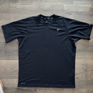 Nike Black Short Sleeve Dri-FIT Athletic Tee